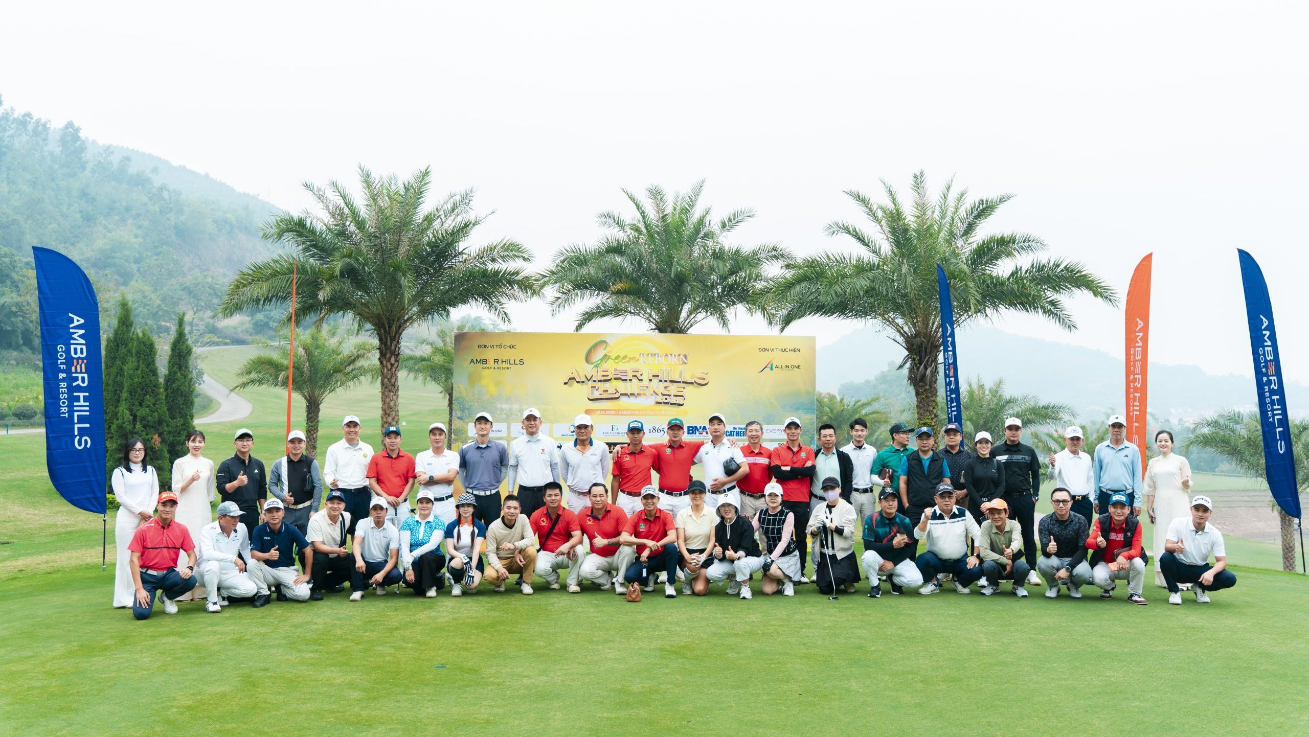 rượu vang 1865 và golf